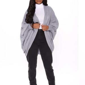 Fashion Nova’s Give me Cozy light blue Women's Cardigan